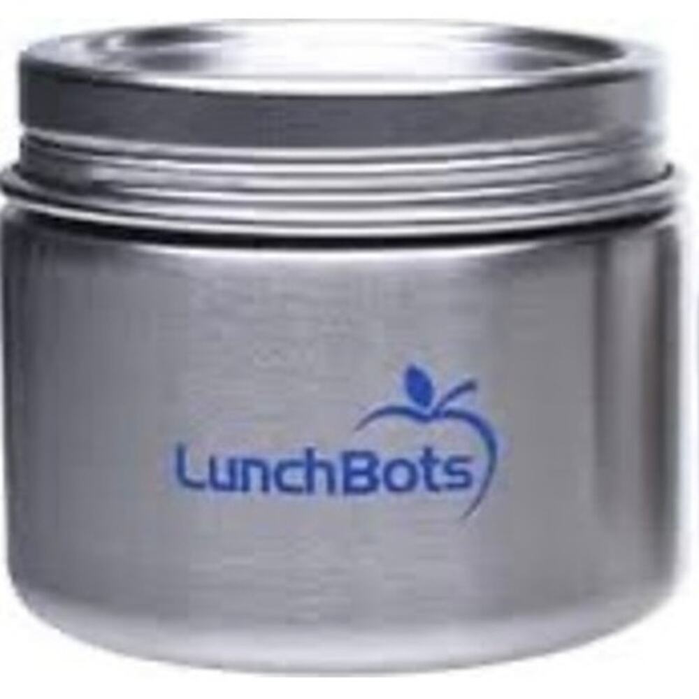 LunchBots Stainless Steel Rounds Food Container 3.25” x 3.5”